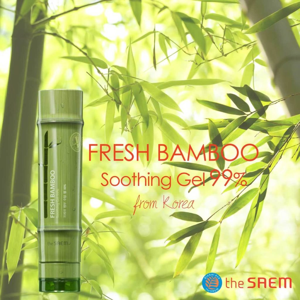 🍃 The Saem Gel «Fresh Bamboo Soothing Gel 99% – Original 260ml