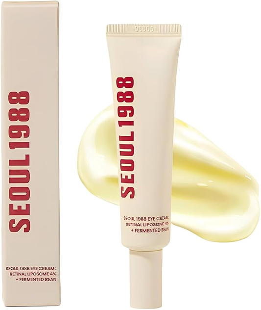 ⭐ K-SECRET Seoul 1988 Eye Cream: Retinal Liposome 4% + Fermented Bean ⭐ Anti-edad