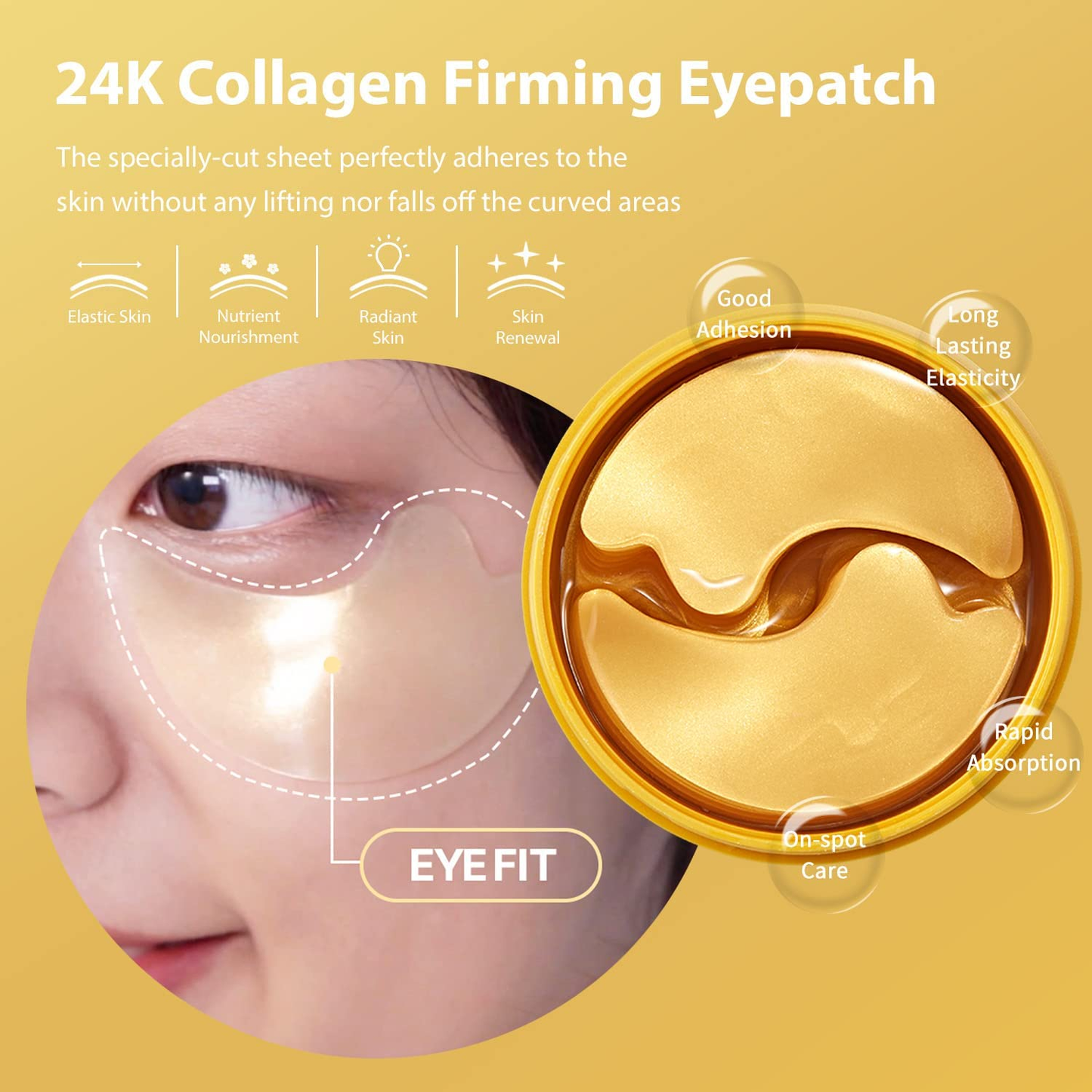 SNP- Gold Collagen Eye Patch 60 unds