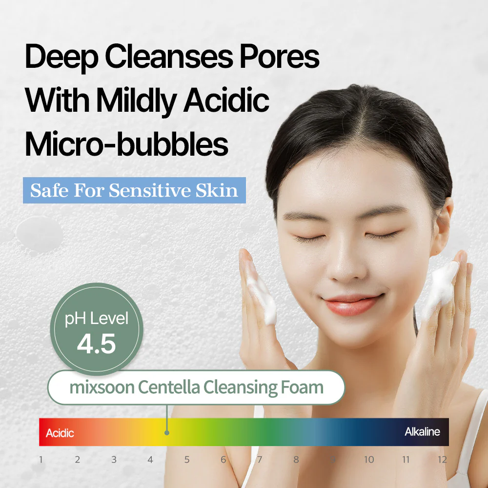 ✨ Mixsoon - Centella Cleansing Foam [150ml] Jabón espumoso