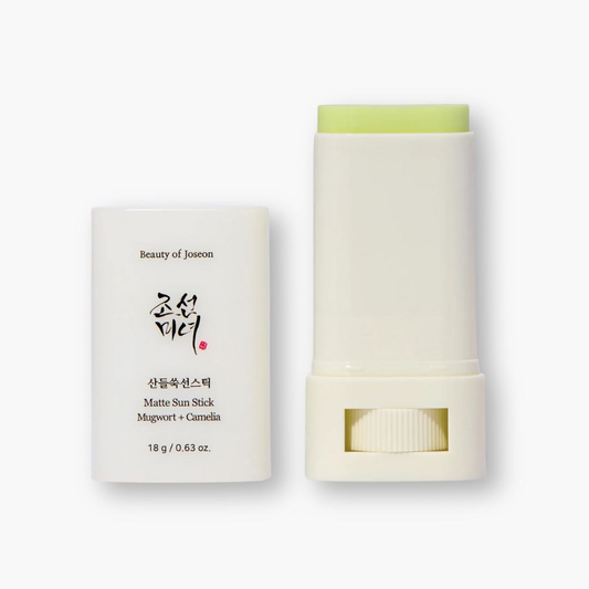 ✨ Beauty Of Joseon -Protector solar en barra Mugwort + Camelia SPF 50+ PA++18gr matificador