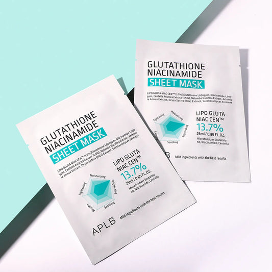 APLB - Mascarilla con Niacinamida Glutathione Niacinamide Sheet Mask (25ml)