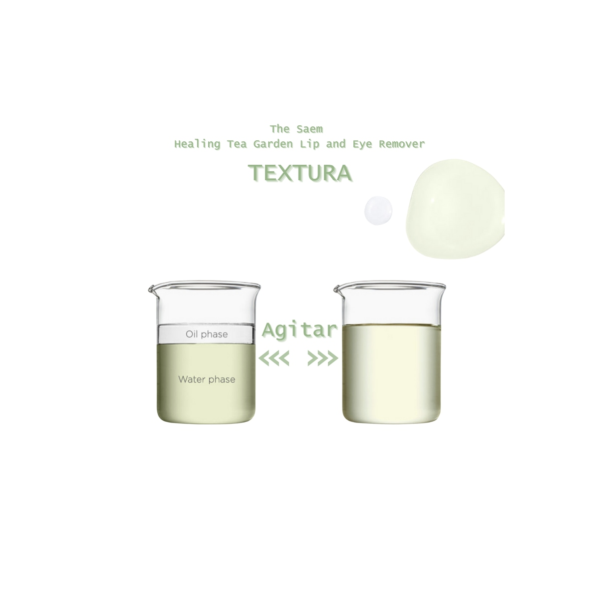 🌿The Saem Desmaquillante Bifásico de Té Verde 150ml