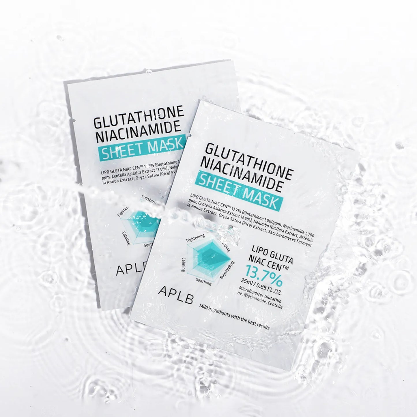 APLB - Mascarilla con Niacinamida Glutathione Niacinamide Sheet Mask (25ml)